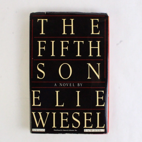 The Fifth Son by Elie Wiesel Translated by Marion Wiesel 1985 Hardcover DJ