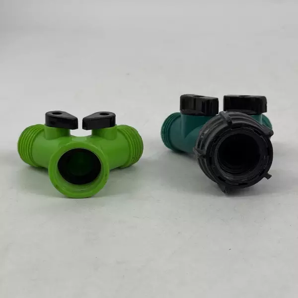 Lot of Two Y Shaped 2 Hose Connectors