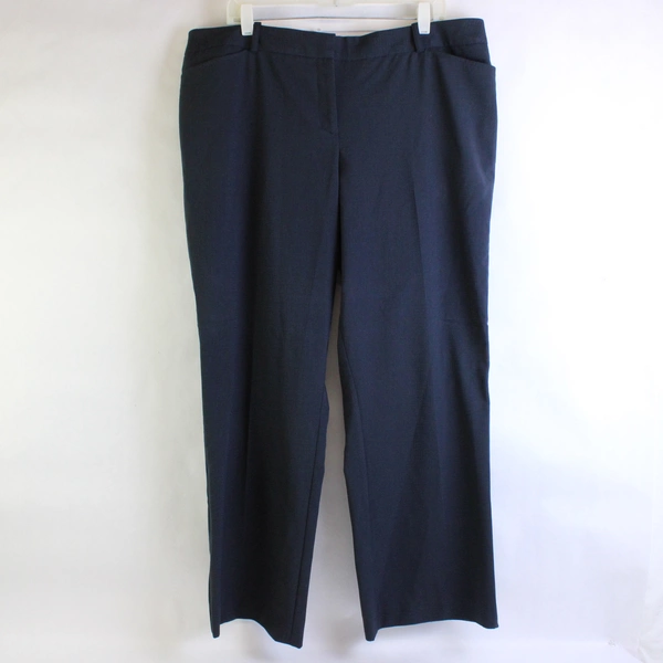 Worthington Dark Navy Dress Pants Women's Size 18W