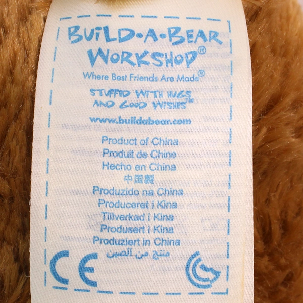 Build-A-Bear Bearemy Brown/Black Teddy Bear Plush Stuffed Animal Toy 2013