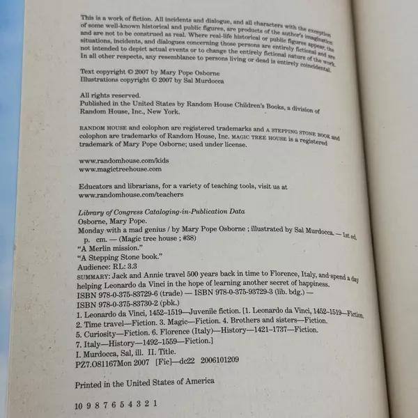 Magic Tree House Monday with a Mad Genius Children's Book Adventure