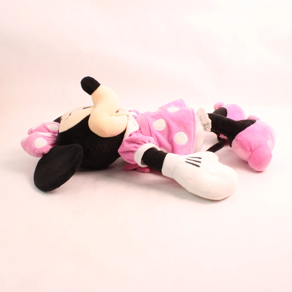 Disney Store Official Minnie Mouse Plush Toy Stuffed Animal Medium Pink