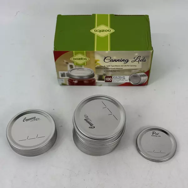 Lot of 46 Aozita Wide Mouth Canning Lids And 3 Pur Narrow Mouth Lids