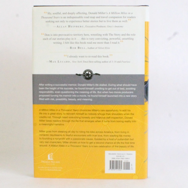 A Million Miles In A Thousand Years by Donald Miller 2009 HC DJ Autobiography