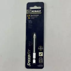 Kobalt Speed Fit 1/4 in. Hex Glass & Tile Bit #0280504 New in Original Packaging