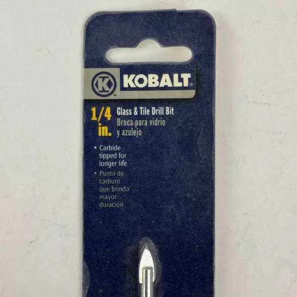 Kobalt Speed Fit 1/4 in. Hex Glass & Tile Bit #0280504 New in Original Packaging