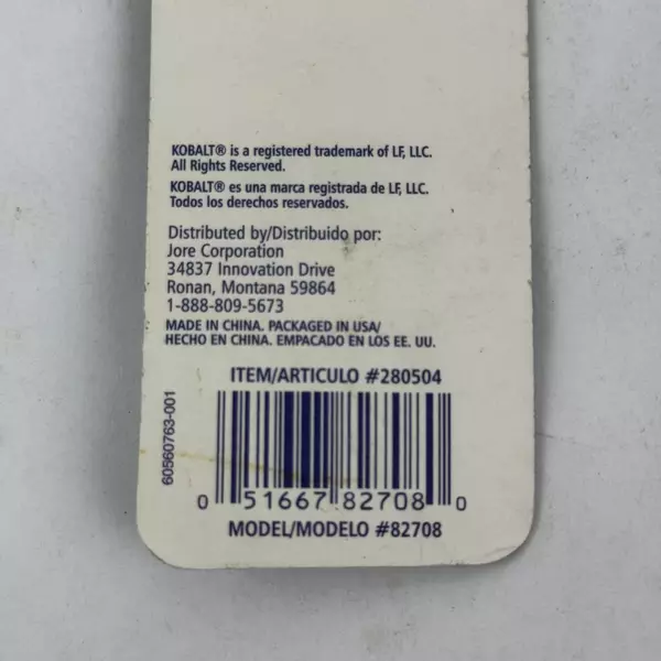 Kobalt Speed Fit 1/4 in. Hex Glass & Tile Bit #0280504 New in Original Packaging