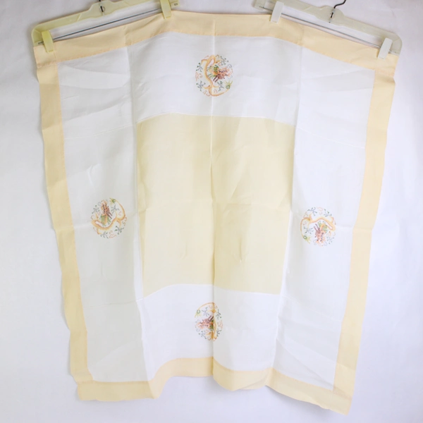 Chinese Dragon Cross Stitch Square Tablecloth 34.5" x 34.5"