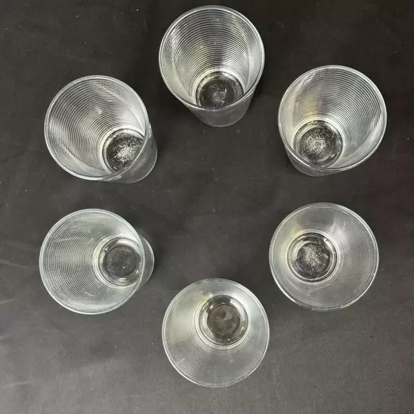 Lot of 6 Pasabahce Doro Cooler Glasses 6 inch
