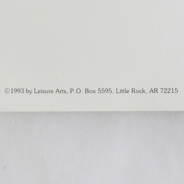 Vintage Christmas Kids Sew-Free Applique Book 6 Leaflet 1470 1993