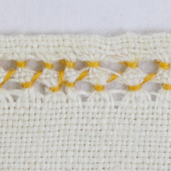 Set of 2 Vintage Cross Stitch Duck Design Fingertip Towels