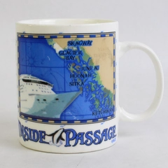 Tongass Trading Co. Alaska's Inside Passage The Last Frontier Ceramic Mug 4"