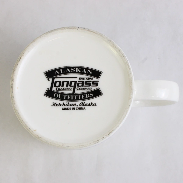 Tongass Trading Co. Alaska's Inside Passage The Last Frontier Ceramic Mug 4"