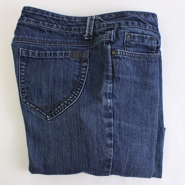 Nine West Broadway Dark Wash Denim Womens Jeans, Size 10 