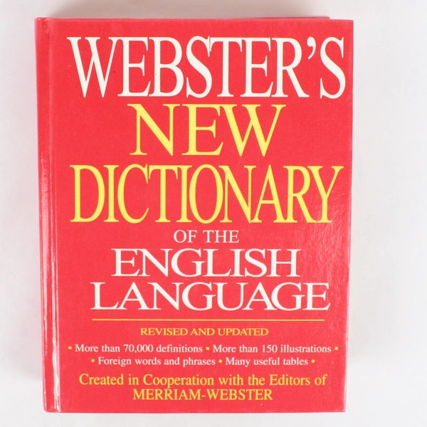 Webster’s New Dictionary of The English Language 2001 Hardcover