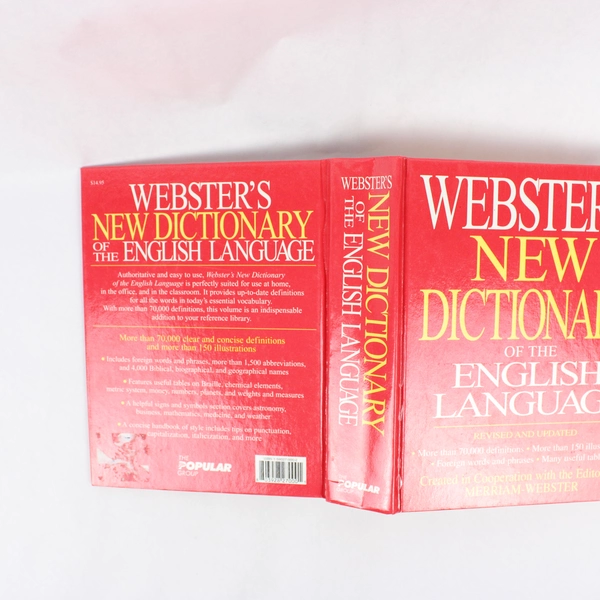 Webster’s New Dictionary of The English Language 2001 Hardcover