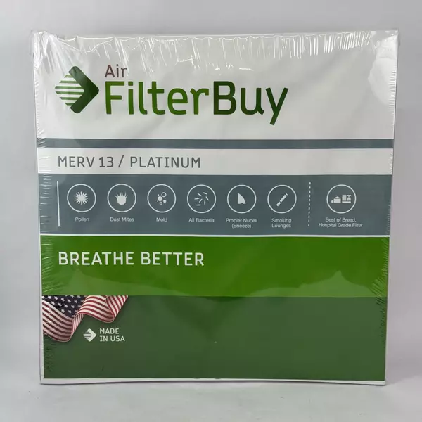 FilterBuy 20x20x4 Merv 13 Pleated Air Filter Replacement for HVAC AC Furnace NEW