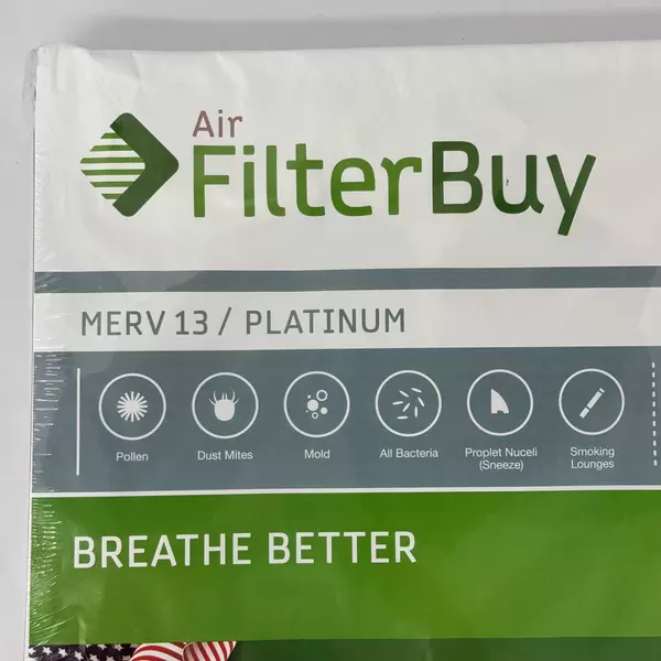 FilterBuy 20x20x4 Merv 13 Pleated Air Filter Replacement for HVAC AC Furnace NEW