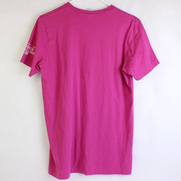 Bella+Canvas Hot Pink 'He is...Who He Says He Is.' Womens T-Shirt, Size M