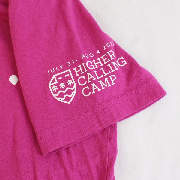 Bella+Canvas Hot Pink 'He is...Who He Says He Is.' Womens T-Shirt, Size M