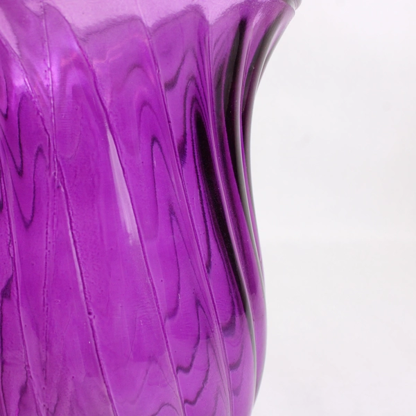 1-800-Flowers.com Solid Purple Color Vase 7.75" Tall 5.5" Diameter