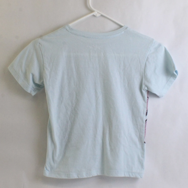 Disney Stitch Light Blue Kids T-Shirt Size Small (6/6X)