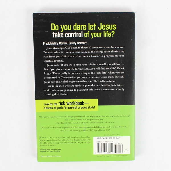 Risk Are You Willing to Trust God with Everything? by Kenny Luck 2006 PB 1st Ed