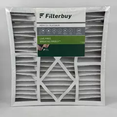 FilterBuy 21x21x5 Merv 13 Pleated Air Filter Replacement for HVAC AC Furnace NEW