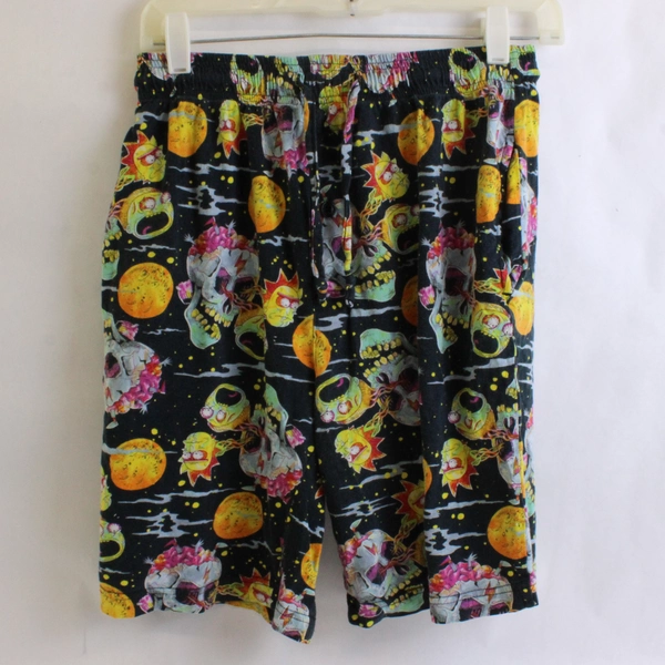 Cartoon Network Rick and Morty Graphic Drawstring Pajama Shorts Size Medium