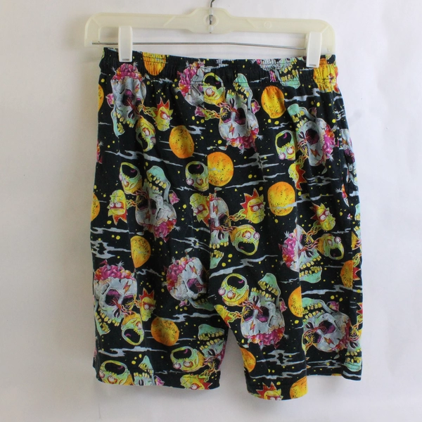 Cartoon Network Rick and Morty Graphic Drawstring Pajama Shorts Size Medium