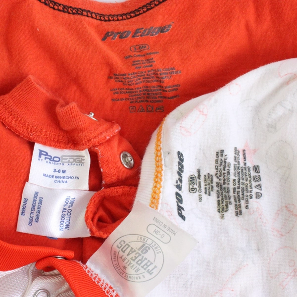 Lot of 4 Oregon State University Beavers Football Infant Baby Clothes 