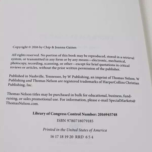 The Magnolia Story by Chip and Joanna Gaines Hardcover Book