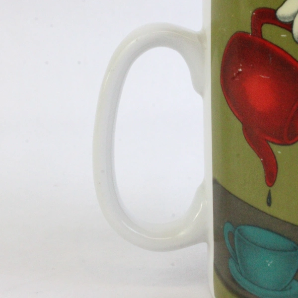 Disney Donald Duck 'Cranky To The Last Drop' Giant Ceramic Coffee Mug 5.25" Tall