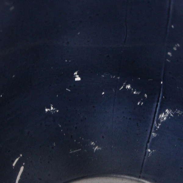 Lot Of 2 Unbranded Glass Candle Holder Black/Gold 5.5" Tall 3.5" Diameter