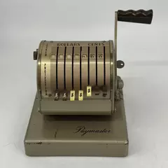Paymaster Check Writer Vintage Series X-550 with Key And Cover