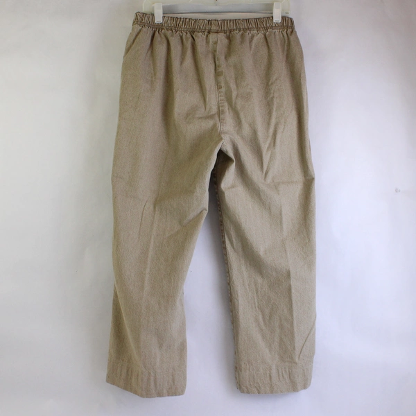 American Sweetheart Tan Pants Adjustable Waist Size Medium (Missing Drawstring)