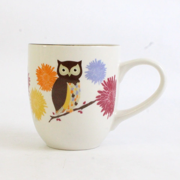 Ashley May The Hoot-N-Nanny Ceramic Mug Owl 2012 4" Tall