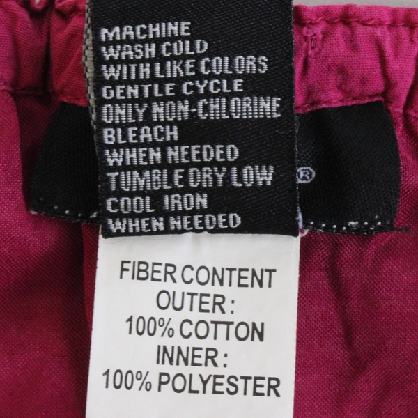 R.Q.T Women's Solid Burgundy Ruffled Cotton Skirt Size Large