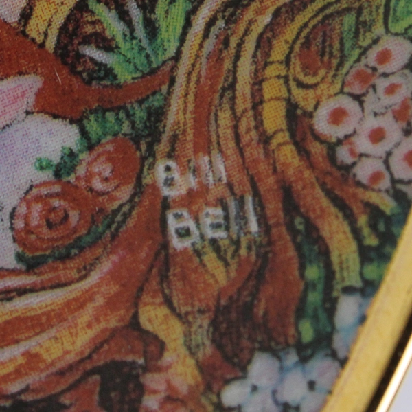 Franklin Mint Heirloom Collection 'Paradise' By Bill Bell Decorative Plate 8.25"