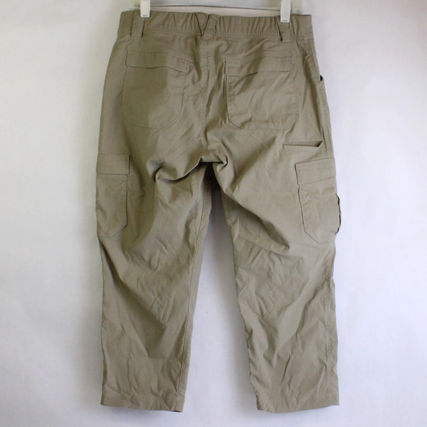 Duluth Trading Co Womens 'Dry on the Fly' Beige Bootcut Pants, Size 8