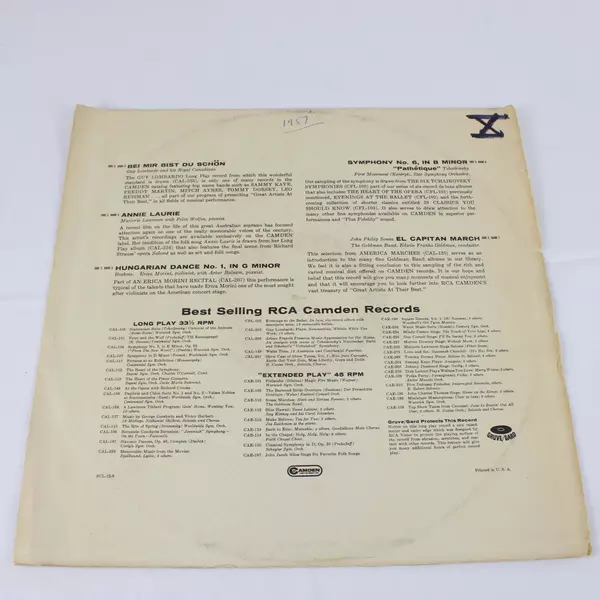 RCA Camden Records Classic 12 Inch Vinyl Album Best Selling Collection
