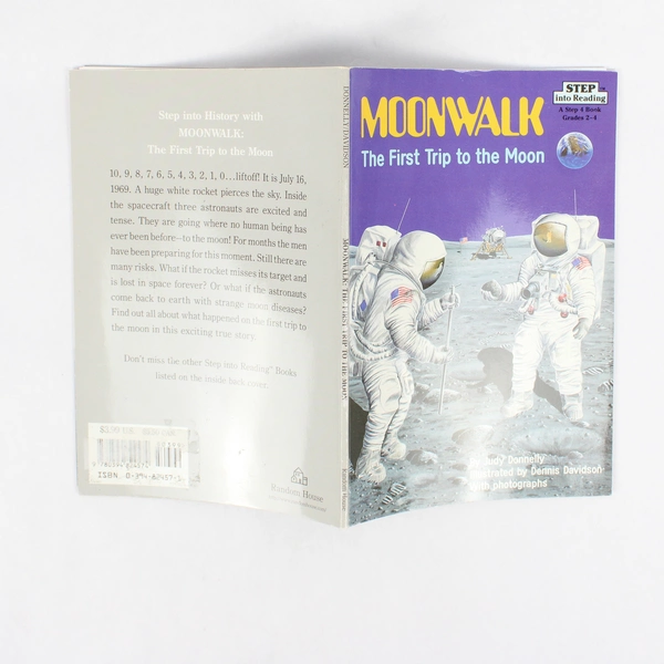 Moonwalk The First Trip to the Moon by Judy Donnelly Step 4 1989 Paperback