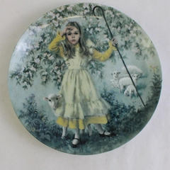 Reco Mother Goose Series'Little Bo Peep' 1983 Decorative Plate 5th Issue 8.5"