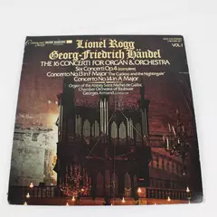 Lionel Rogg Handel Organ Concert Vol 1 Vintage Classical Vinyl Record Album