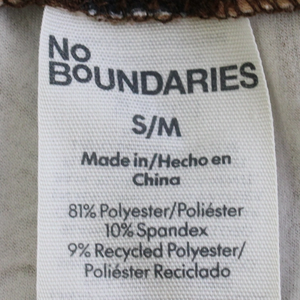 No Boundaries Size S/M Skull Print High Rise Leggings