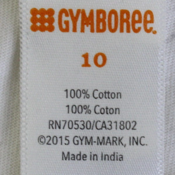 Gymboree Girls Cream White 'Sparkle So Bright' Long Sleeve Shirt, Size 10