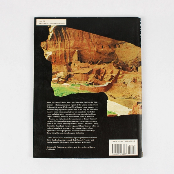 Anasazi Ancient People of the Rock by Donald G Pike 1986 Paperback