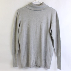 Worthington Gray Sparkly Long Sleeve Women's Turtleneck Size XL