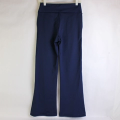 Navy Blue Flared Athletic Track Pants Women's Medium