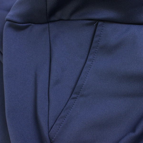 Navy Blue Flared Athletic Track Pants Women's Medium